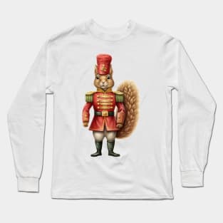 Squirrel Christmas Nutcracker Long Sleeve T-Shirt